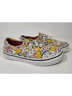 Vans Unicorn Corgis Juniors Youth Girls Shoes Size 4 Rainbows Bones Dogs 721356